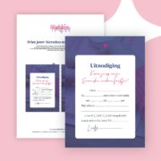 Uitnodigingen Sieraden maken themakist kinderfeestje