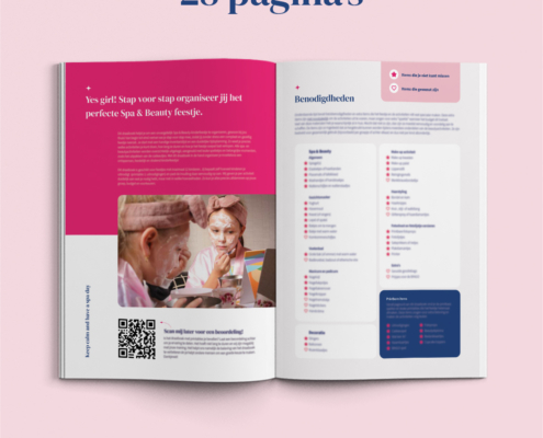 Digitaal Draaiboek voor kinderfeestje met thema Spa & Beauty